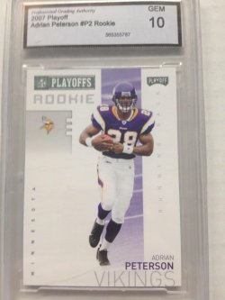 2007 Donruss Playoff Adrian Peterson  rookie