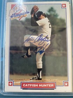 1993  nabisco all star autos jim "catfish" hunter