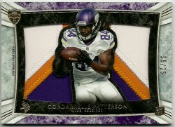 2013 Topps Supreme Cordarrelle Patterson Relic Patch #25/25