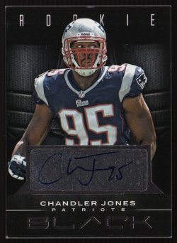 2012 Panini Black Rookie Signatures Black Chandler Jones