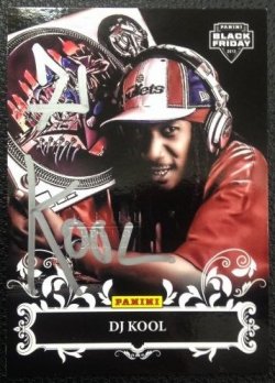 2013 Panini Black Friday DJ Kool Autograph