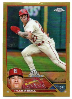 2023 Topps Chrome ONeill, Tyler - Gold Refractors