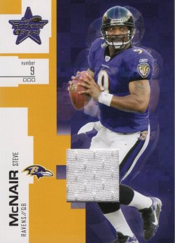    Steve Smith 2007 Leaf Rookies & Stars Materials Gold Retail