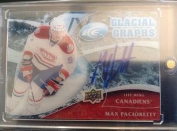 2009 Upper Deck Ice  Glacial graphs 