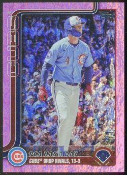 2025 Topps Update Pink Holofoil Pete Crow-Armstrong