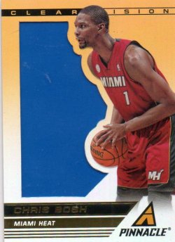 2013 Panini Pinacle Chris Bosh Clear Vision 1st qrt