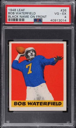 1948 Leaf  Bob Waterfield