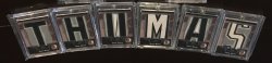 2007 Topps Sterling Frank Thomas Letter Patch Set 1/1