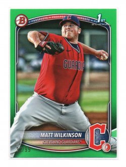2025 Topps Bowman Prospects Green Matt Wilkinson (Bowman 1st)