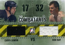 2013-14 In The Game Enforcers II Combatants Chris Simon, Rob Ray