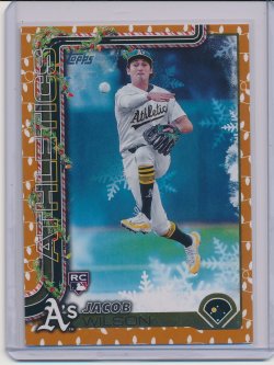    Jacob Wilson 2025 Topps Holiday Gold Lights RC