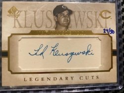 2005 Upper Deck sp legendary cuts  ted kluszewski