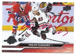 2023-24 Upper Deck  TTM Philipp Kurashev 9/13/25
