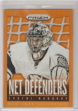 2013 Panini Prizm Evgeny Nabokov Net Defenders Orange