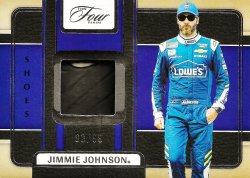 2025 Panini Turn Four Racing Shoes Jimmie Johnson