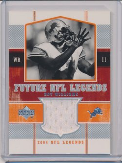    Roy Williams 2004 UD Legends Future Legends Jersey