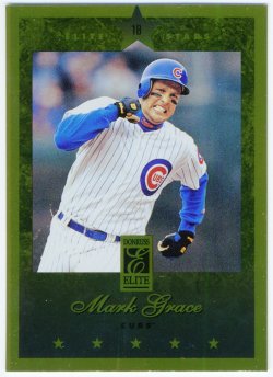 1997 Donruss Elite Gold Stars Mark Grace