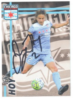 2016  Chicago Red Stars Team Set Jen Hoy IP Auto