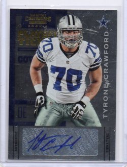 2012 Panini Contenders Tyrone Crawford Rookie Playoff Ticket