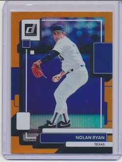    Nolan Ryan 2022 Donruss Holo Orange