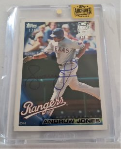 2015  Topps Archives Signature Series: Andruw Jones {2010 Topps}