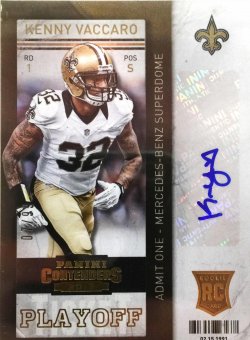 2013  Playoff Contenders Kenny  Vaccaro Playoff Ticket