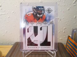 2012 Panini Limited Ronnie Hillman Jumbo Patch