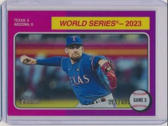    Nathan Eovaldi 2024 Topps Heritage Chrome /699