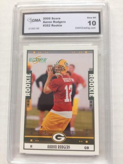 2005 Score  Aaron Rodgers rookie