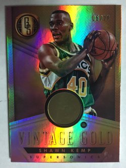2014-15  Gold Standard Shawn Kemp 14K Gold /20