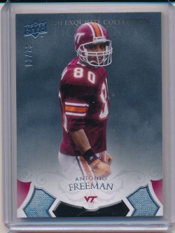    Antonio Freeman 2011 UD Exquisite Collection /75