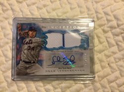 2017 Topps Inception Noah syndergaard jersey auto