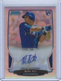 2013 Bowman  Mike Olt Chrome Ref Auto