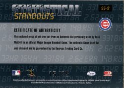 2002 Leaf Rookies and Stars Super Statistical Standouts Fred McGriff