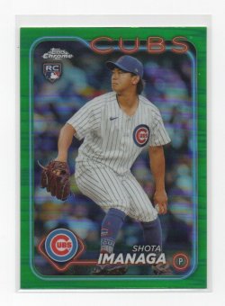 2024 Topps Topps Chrome Green Refractors Shota Imanaga