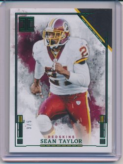    Sean Taylor 2025 Panini Impeccable Emerald /5