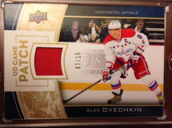 2013/14 Upper Deck Upper Deck series 1 Alex Ovechkin UD Game Patch GJ-AO