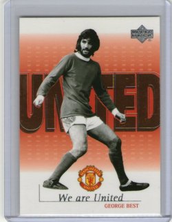 2001 Upper Deck Manchester Unite George Best We Are Unite