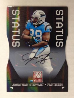 2011  Elite Jonathan Stewart Black Auto 