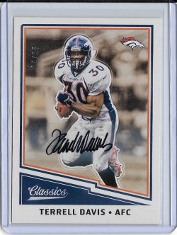 2017  Panini Classics Terrell Davis Auto