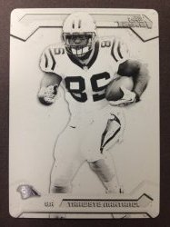 2013 Topps Finest Jonathan Stewart 1/1 Black Printing Plate