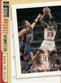 1996 Upper Deck Collectors Choice Michael Jordan Assignment: Jordan