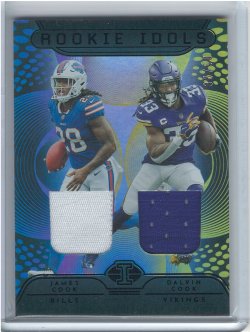 2022 Panini Illusions James Cook and Dalvin Cook Rookie Tools