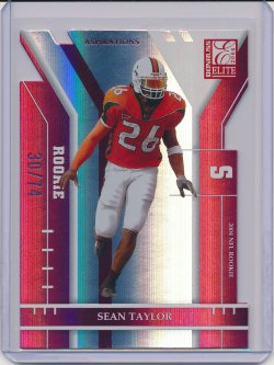    Sean Taylor 2004 Donruss Elite Aspirations RC /74