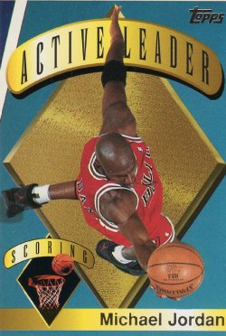 1995 Topps  Michael Jordan Active Leader Scoring