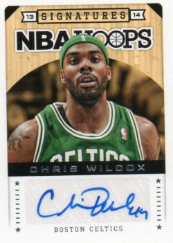 2014 Panini Hoops Chris Wilcox auto