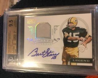 2012 Panini National Treasures Legendary Century Materials Signature Bart Starr