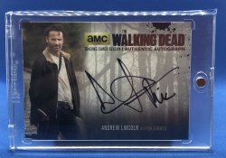 2016  The Walking Dead Andrew Lincoln as Rick Grimes "Silver Auto"