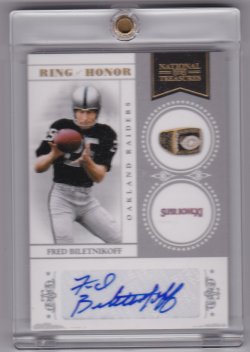 2010 Panini National Treasures Fred Biletnikoff