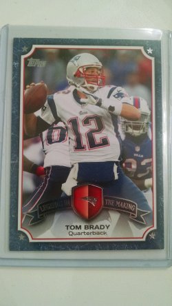 2013 Topps Legends in the Making Tom Brady LM-TB